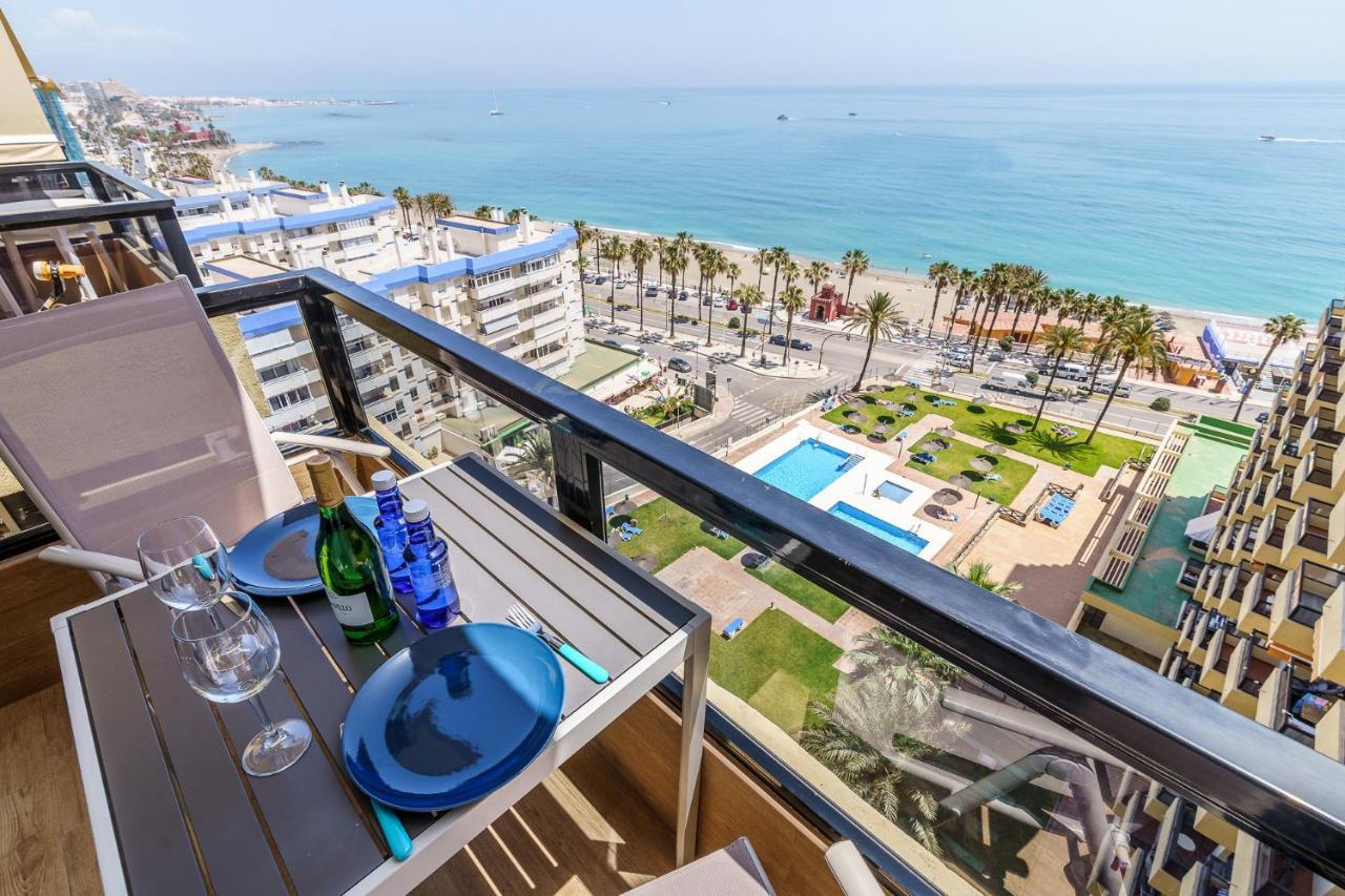 Amazing Views Beachfront Apartment With Swimming Pool Benalmádena Exterior foto
